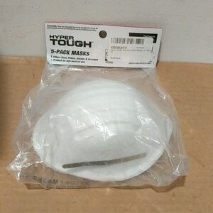 FREE GIFT w/purchase of reg. price item Hyper Tough white face mask 5 PCs.